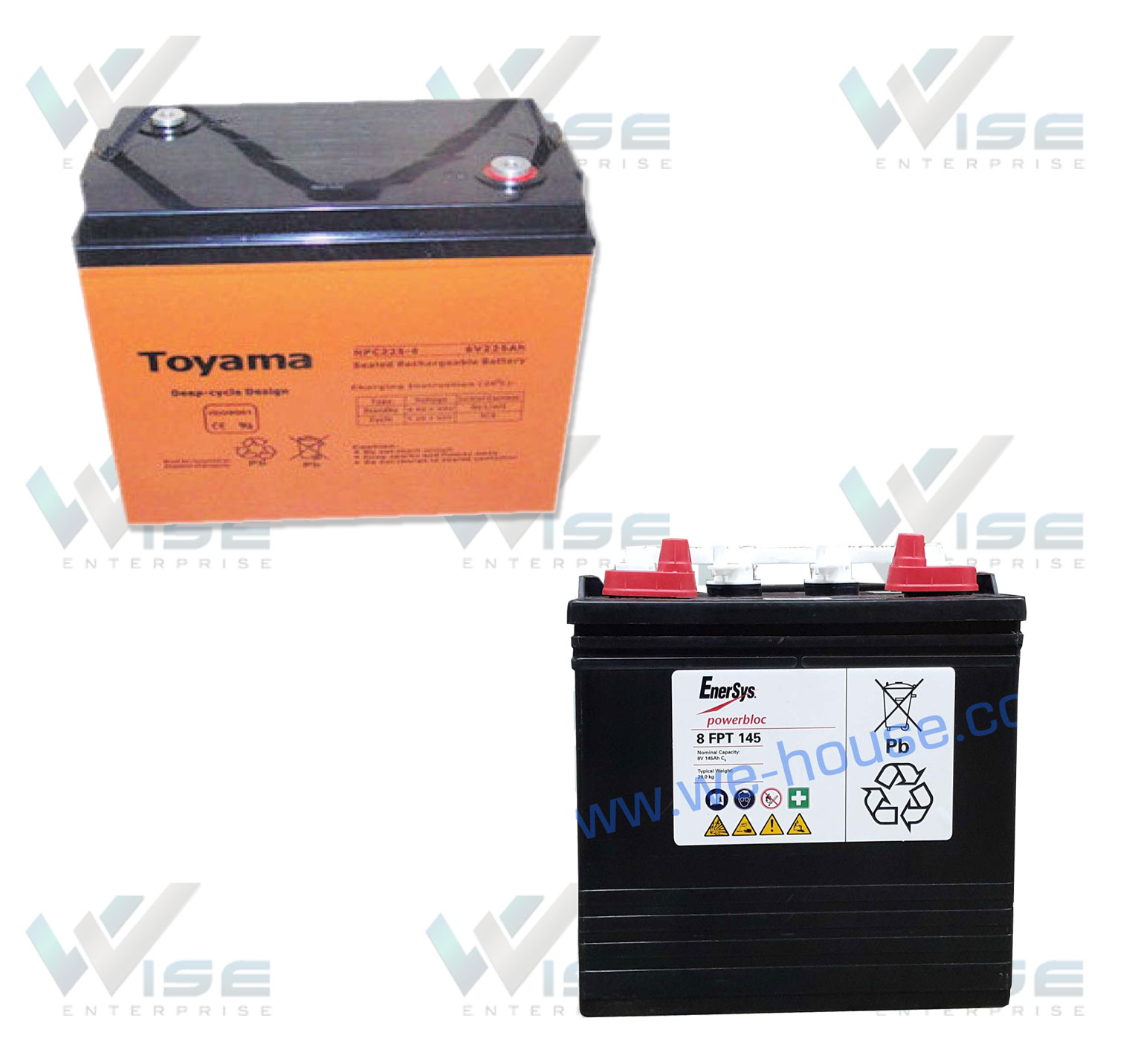แบตเตอรี่รถทำความสะอาด/รถกอล์ฟ Deep Cycle Batteries