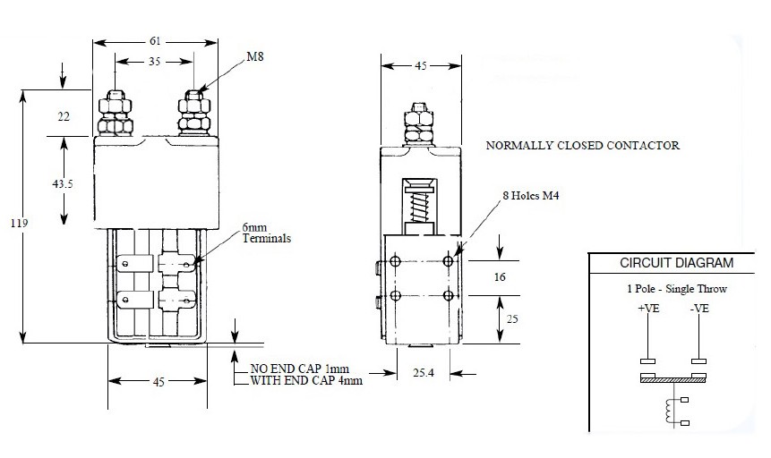 คอนแทคเตอร์ / Contactor 1NO-DP