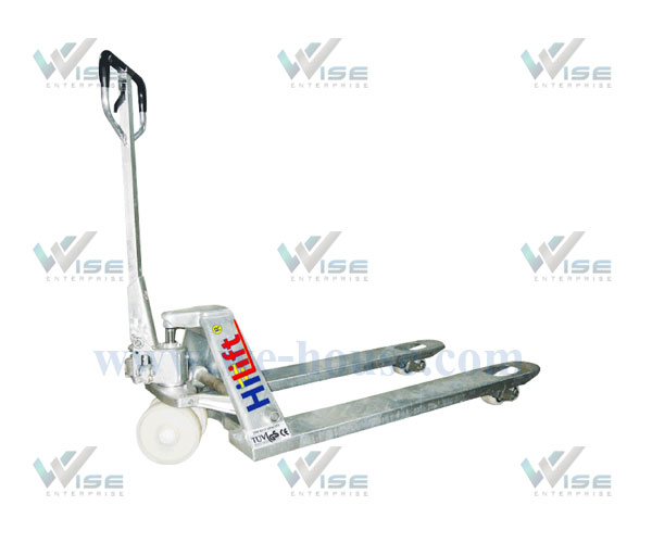 แฮนด์พาเลท/Hand Pallet Trucks: รุ่น แบบกัลวาไนซ์ (Galvanized Type กัลวาไนซ์ ไทร์)